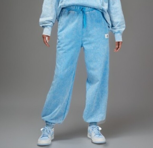 Pants - Jordan Nike Dark Powder Blue Fleece Pants DX3249 Womens XS New Free Shipping